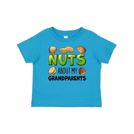 

Inktastic Nuts About My Grandparents Peanut Almond Pistachio Boys or Girls Baby T-Shirt