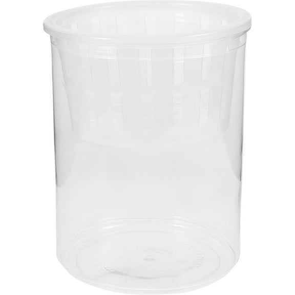 HOMOBABE 1Pack Desk Fish Tank Cylindrical Shape For Home Office