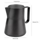 thumbnail image 1 of Jarra de espuma de leche de acero inoxidable Jarra de espuma de espresso de 20 oz Taza Jarra de café con vapor Jarra para máquina de café exprés Barista Cappuccino Latte Art Making Black Ecomeon no, 1 of 6
