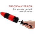 thumbnail image 5 of Wheel Rim Brush, Soft Bristle Long Master Car Wheel Brush Easy Reach Rim Tire Detailing Brush Car Washing Brush for Wheels Rims Exhaust Tips Vehicle Engine Motorcycles, No Scratches, 5 of 5
