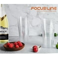 thumbnail image 4 of FOCUSLINE Disposable Plastic Cups, Clear,12oz,100 Pack, 4 of 9