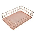 thumbnail image 1 of Desk Organizer Wire Baskets Metal Mesh Drawer File Storage Organizer for Business Commercial Shop Office, 1 of 8