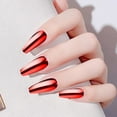 thumbnail image 4 of Metallic Mirror Nail Polish, Quick Dry No-Bake Nail Polish in Glass Bottle, Long Lasting Mirror Finish, Easy to Apply & Even Coating, Multiple Colors for Daily, Party & Wedding Nail Art, 4 of 5