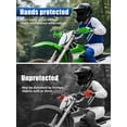 thumbnail image 4 of Protecciones de manos para moto JFG RACING universales 30 x 12 x 8 cm verdes, 4 of 9