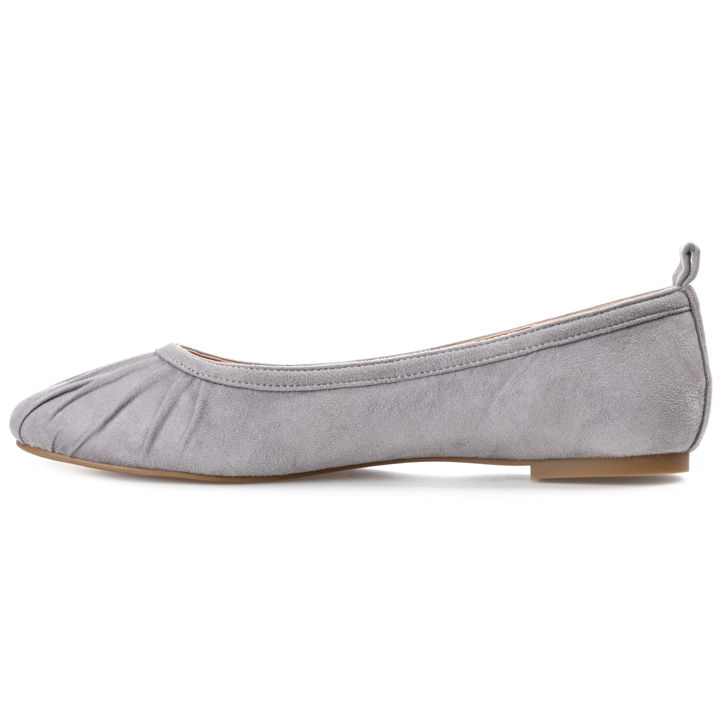 Journee Womens Tannya Slip On Round Toe Ballet Dress Flats