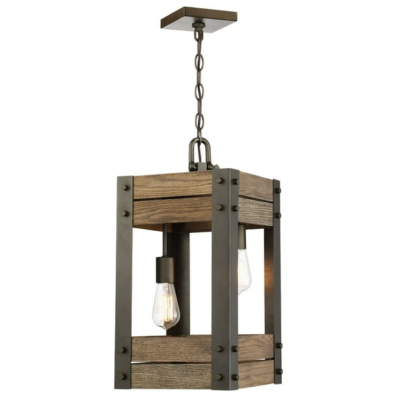60/6425-Nuvo Lighting-Winchester-2 Light Pendant-11.25 Inches Wide by 21 Inches High     -Traditional Installation
