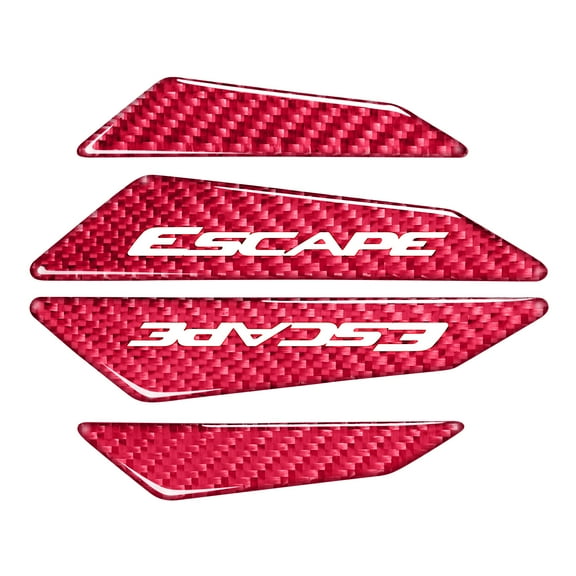 Ford Escape Real Red Carbon Fiber Door Edge Guard Decal