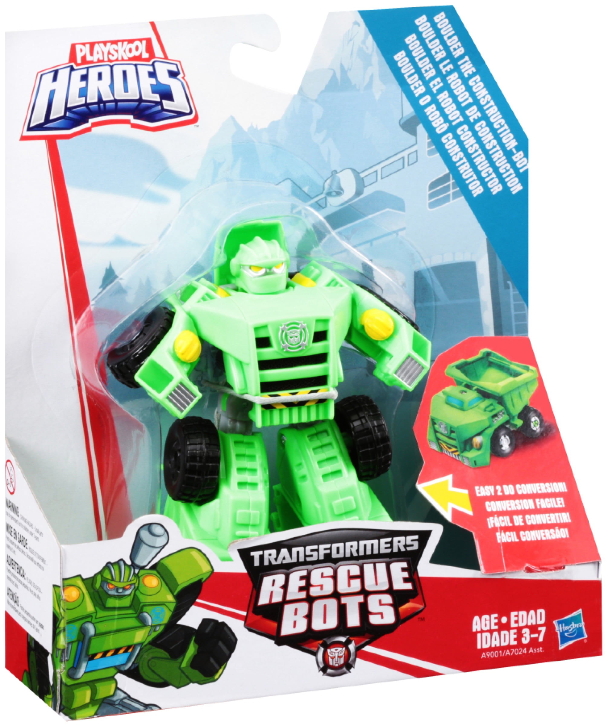 Details about   Playskool Heroes Transformers Rescue Bots Rescan Boulder Construction Bot Act... 