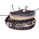 thumbnail image 3 of Pulseras para mujer, regalos para mujer, pulsera de cuero multicapa con cuentas de hojas de aleación, pulsera de cuerda, 3 of 3