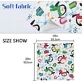 thumbnail image 6 of Coolnut Penguin Cloth Napkins Set of 6,Reusable Washable Polyester Dinner Table Napkins for Kitchen,Dining,Restaurant,Party Decoration, 6 of 7
