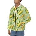thumbnail image 3 of Naloa Fresh Sweet Corn Men’s Hoodies, Zip up Hoodie, Sweatshirts,Hoodies for Men Sizes S-3XL-Large, 3 of 5