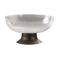 thumbnail image 1 of Cuenco de pedestal decorativo, frutero, cuencos decorativos para platos de frutas, para hotel Blanco, 1 of 9