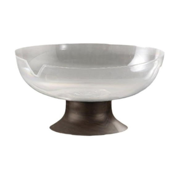 Frutero decorativo, frutero, soporte para postres con agujeros de drenaje, plato de frutas Blanco