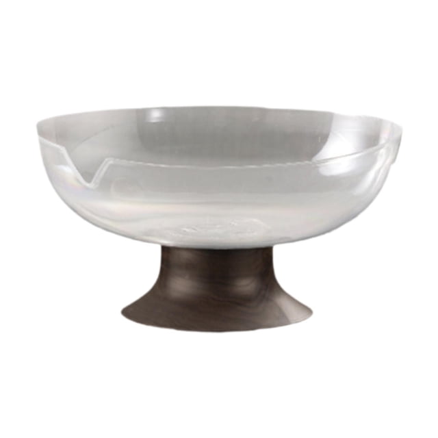 Cuenco de pedestal decorativo, frutero, cuencos decorativos para platos de frutas, para hotel Blanco
