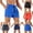 Blue, variant on PUMISAS Sports Shorts For Men Elastic Low Waist Drawstring Comfortable Sweatpants Solid Color Casual Loose Running Athleisure Shorts