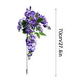 thumbnail image 3 of xaoyunyn Solar Wisteria Lamp-LED Light-Controlled Simulation Flower Arrangement,Energy-Efficient and Weatherproof,Ideal for Outdoor Garden and Courtyard Decoration,Purple, 3 of 4