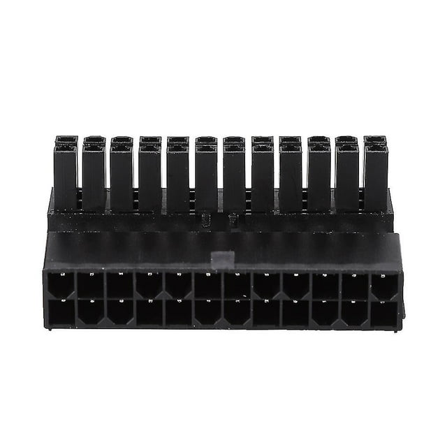 24Pin Female to 24Pin Male 90 Degree Right Angle ATX Power Connector Adapter