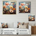 thumbnail image 4 of Designart "Meadow expressionistic Blooms Pointillism II" Floral Canvas Wall Art, 4 of 5