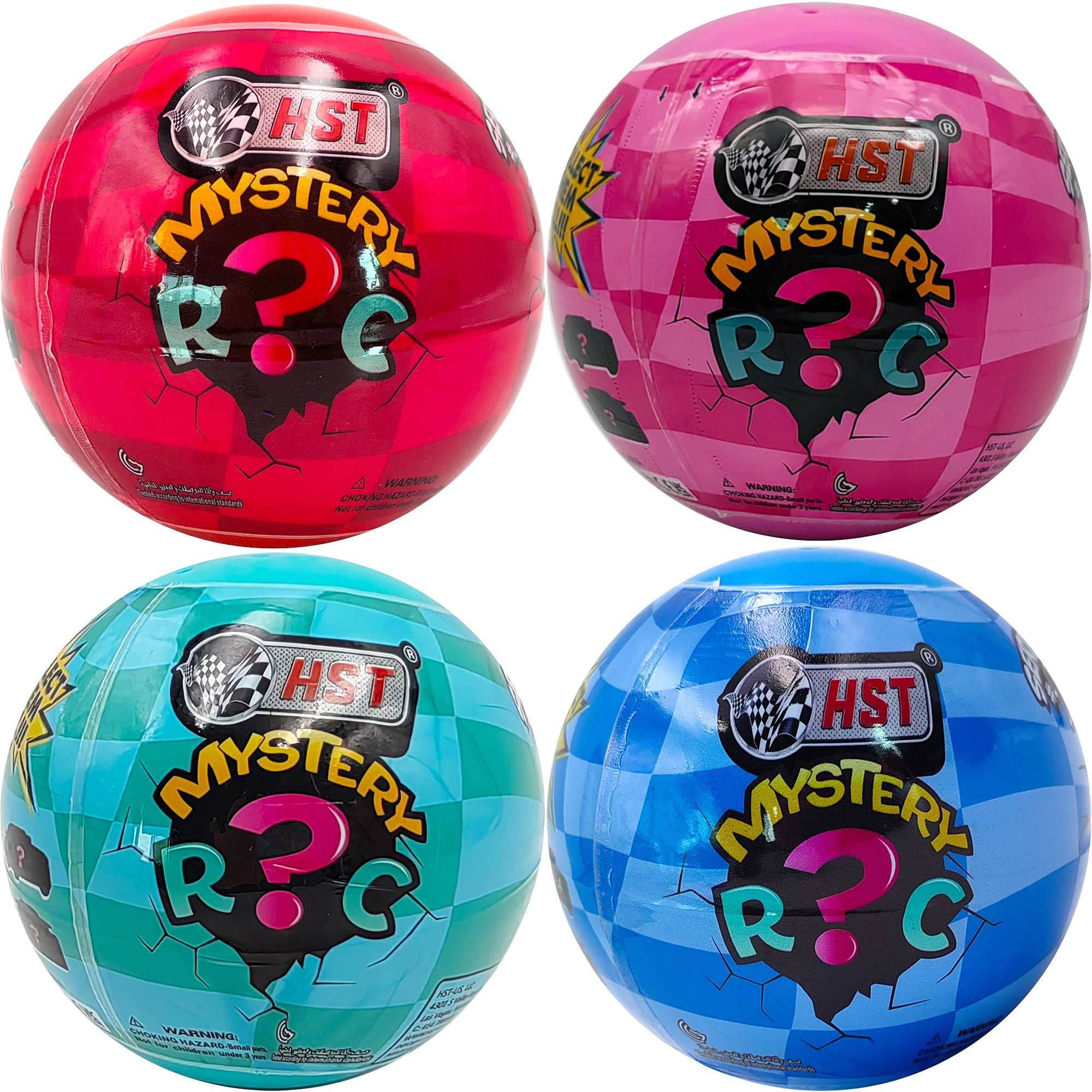 HST: Mystery BallerZ - R/C Surprise Vehicle Ball - Collectible Remote Conrolled Vehicle in Each Ball, 36 Randomly Assorted Styles, Color & Style Vary