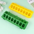 thumbnail image 4 of 2PCS Plastic Pigeon Feeding Trough Thickened Pigeon Food Box for Home and Pet Store (Color), 4 of 8