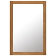 thumbnail image 2 of vidaXL Wall Mirror Bathroom Mirror Wardrobe Mirror for Door Solid Oak Wood, 2 of 34
