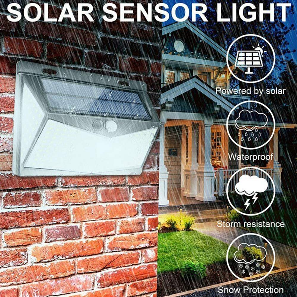 208 exgreem LED Solar Lights Outdoor, 1-10 PACK Solar Motion Sensor Wireless Security Lights Outdoor with 3 Lighting Modes, 270° Wide Angle Lighting, IP65 Waterproof - image 4 of 8
