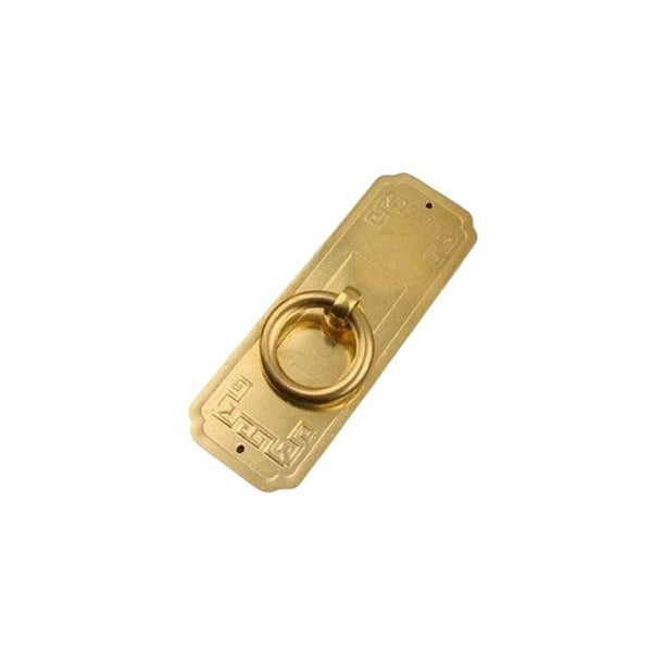 Kenally Tirador de armario de latón, tirador de puerta de cajón de dormitorio de cocina de estilo chino extraíble para casa, herrajes para muebles, Type3 NO3 Kenally TO009466-01