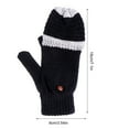 thumbnail image 2 of HONMEET Women's Convertible Mittens with Covers and Fingerless Design, Soft Cloth, One Size Fits All, 2 of 5
