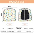 thumbnail image 3 of LightColorful BirdsFootprints Pattern Seat Covers for Dining Room Chairs Set Of 4,Stretch Printed Washable Chair Seat Cover with Elastic Ties and Button,Removable Waterproof Couch Cushion Covers, 3 of 6