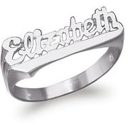 Personalized Sterling Silver Name Ring