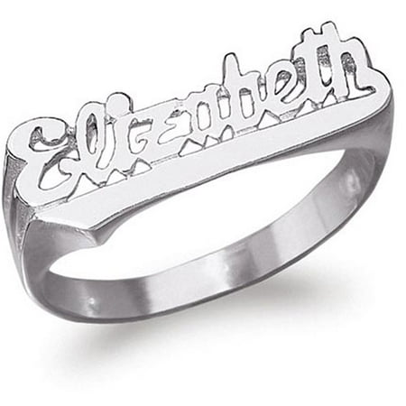 Personalized Sterling Silver Name Ring