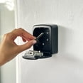 thumbnail image 6 of Iron Lock - Small Wall Mount Key Lock Box with 4-Digit Combo Resettable Code, Waterproof Lockbox, 6 of 10