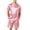 A2-Pink, variant on Havenx Men Satin Silk Pajamas Sets Short Sleeve Button Down Shirt and Elastic Waist Drawstring Shorts Set with Pockets Outfits Summer Soft Lounge Breathable Lightweight Nightwear,White XL