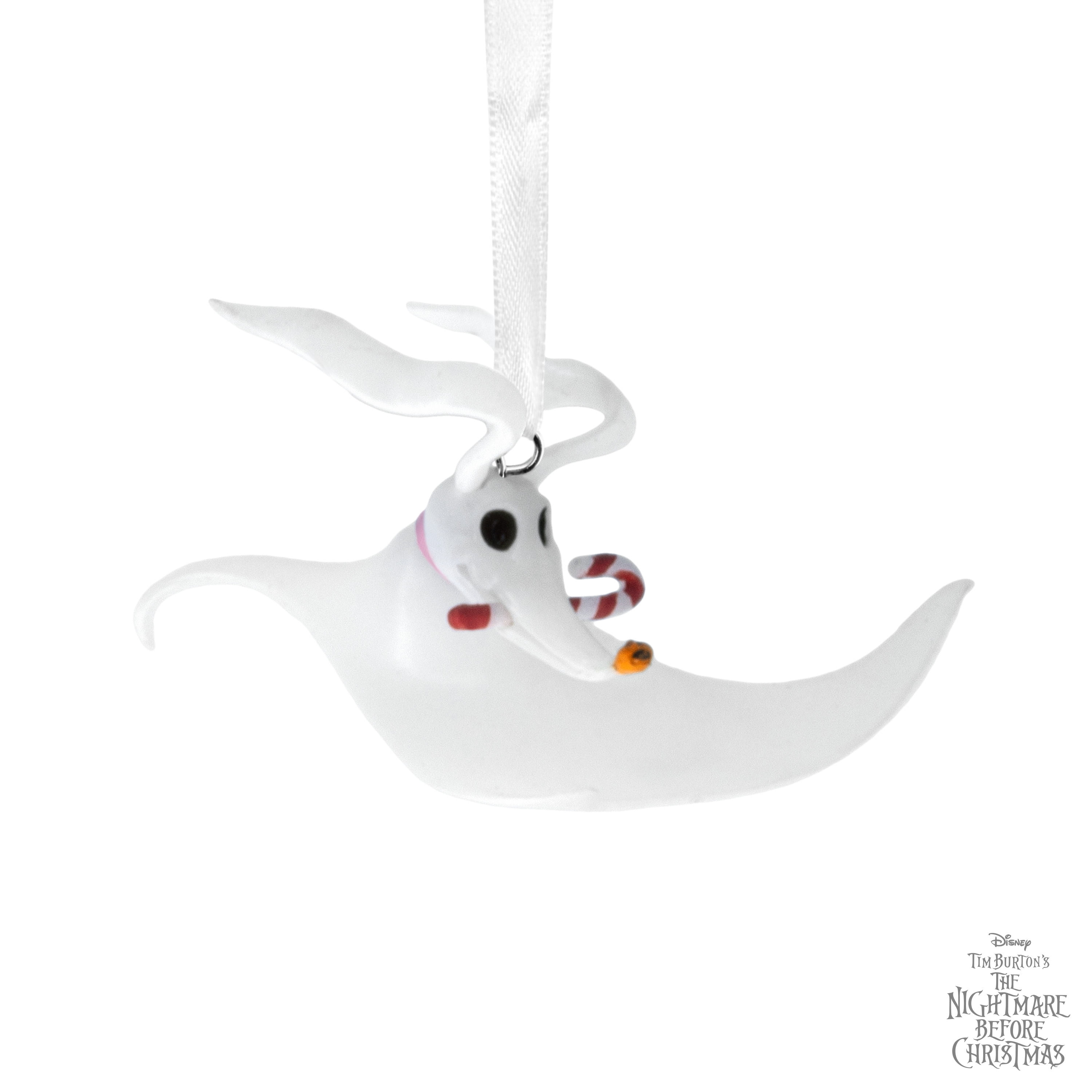 Hallmark Ornament (Nightmare Before Christmas Zero Wth Candy Cane), 1 Count