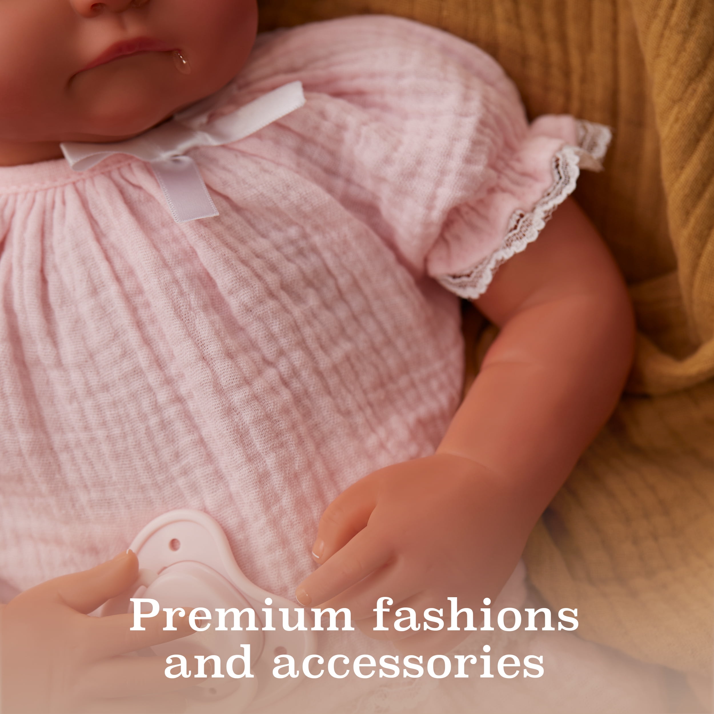 BABY born Real Hand-Painted, Realistic Reborn Baby Doll Girl - Medium, Open Eyes, Ages 3+