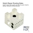 thumbnail image 1 of Riveting Stakes Regarder Dapping Bloc, Dapping Carbone Montre Riveting Enjeux, pour Montre Réparation Hommes Femmes Horlogers Usage à Domicile, 1 of 8