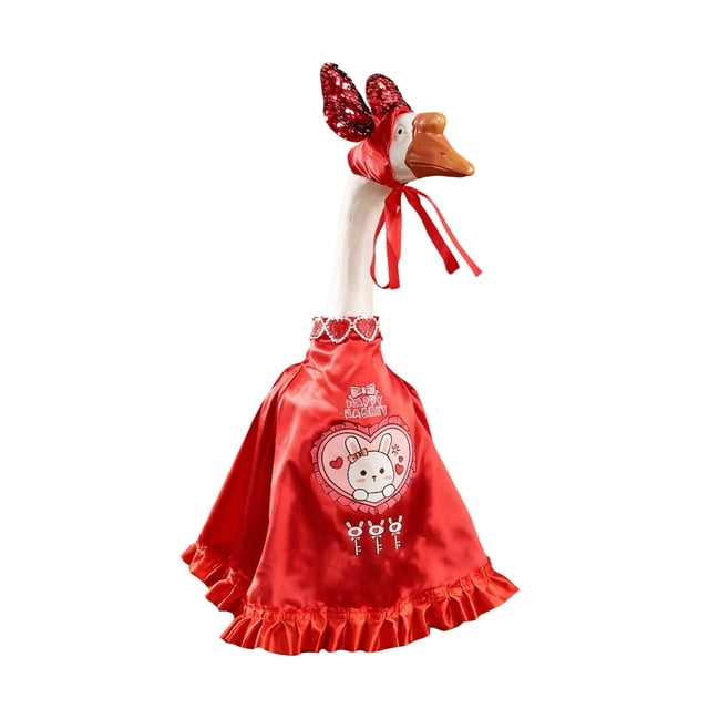 TIELUTT Porch Goose Easter Porch Goose Cute Bunny Suitable for Outdoor . Rhinestone Choker Pull Stop Leash Dog Necklace Necklace with Name Leash Double