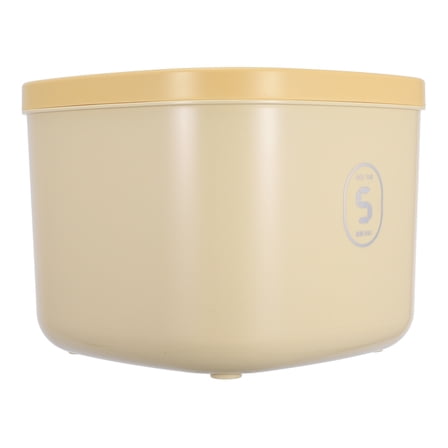 HONITANO 1Pcs Yellow Airtight Cat Food Storage Container for Home Use 23.60X23.60X18.00CM