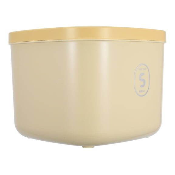 HONITANO 1Pcs Yellow Airtight Cat Food Storage Container for Home Use 23.60X23.60X18.00CM