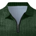 thumbnail image 5 of Vedolay Men's Fashion Polo Shirts Casual Slim Fit Shirts Long Sleeve Polo Fashion T-Shirts Green,2XL, 5 of 5