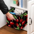 thumbnail image 5 of Cherry Foldable Toy Box Storage Box Organizer Bins with Handle, 10.8"x10.5"x10.6", Large Capacity, 5 of 6