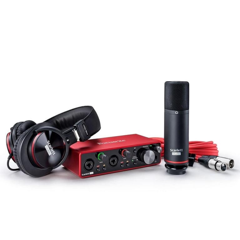 Focusrite Scarlett 2i2 3rd Gen USB Audio Interface - Podcast