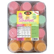 Winky Sherbet Crème Parfaits Strawberry Crème, Orange Crème, and Pineapple Crème Parfaits, 3.25 Oz., 12 Count