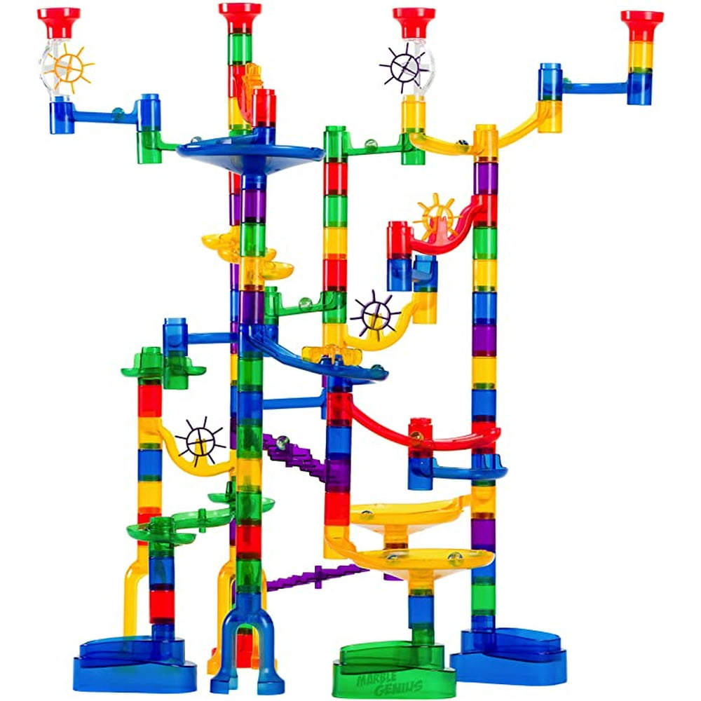 Marble Genius Marble Run Super Set 150 Complete Pieces + Free