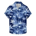 thumbnail image 2 of Gifts for Men! Horkkom Beach Shirts for Men Casual Short Sleeve Button Up Hawaiian Shirt Summer Holiday Printed Shirts, 2 of 5