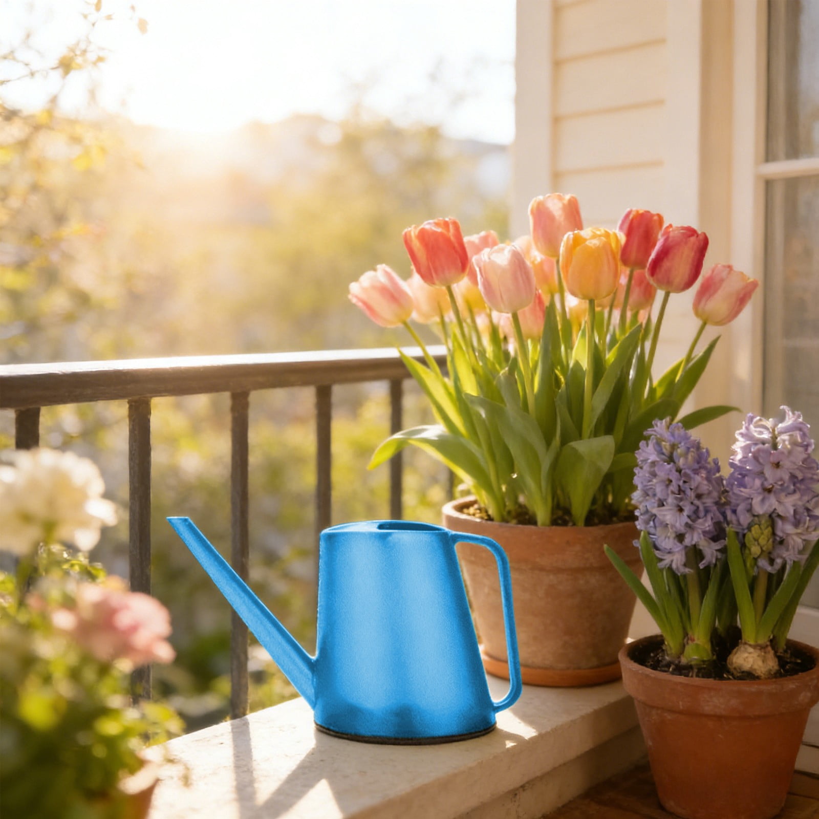Lunxisen 4 Pcs Watering Can For Home Gardening Enthusiasts Long Spout Planter Care Indoor Outdoor Plant Watering Tool