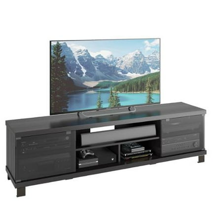 Sonax Holland Collection Wood Ravenwood Black Extra Wide 70.75-inch Entertainment Center Sonax Holland Collection Wood Ravenwood Black Extra Wide 70.75-inch Entertainment Center