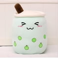 thumbnail image 1 of Almohada de felpa con forma de taza de té y leche para niños, almohada Kawaii para dormir, bonita muñeca de frutas, juguete de peluche, regalo de cumpleaños, 1 of 4
