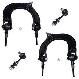 6pc Front Tie Rod + Rear Sway Bar Kit For 99-05 Hyundai Sonata, XG350, Kia Optima – Detroit Axle – 10-Year Warranty