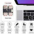 thumbnail image 6 of CY USB 2.0 1-to-4 Four Ports HUB PCBA PCs 4 Devices Type-C for Keyboard Mouse Scanner Printer, 6 of 8